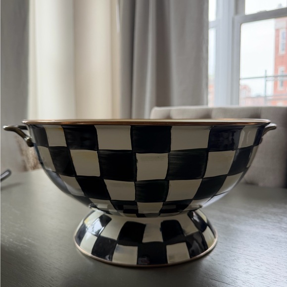 Mackenzie Childs Courtly Check Everything Bowl Large - Picture 2 of 4